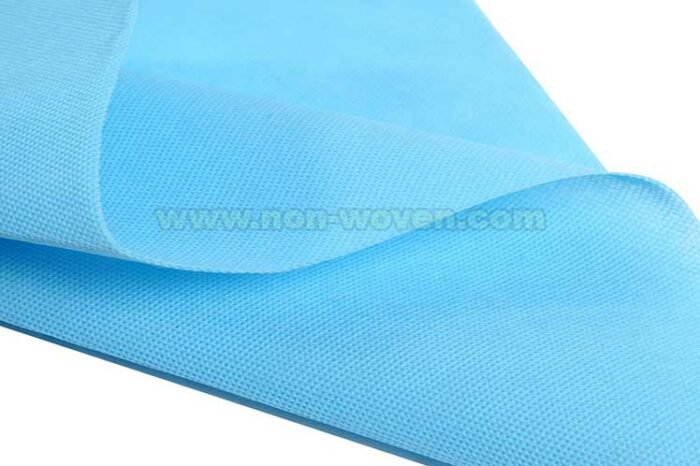 Sky Blue Non woven Polypropylene Fabric