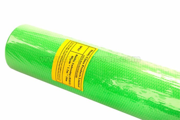 green nonwoven gift wrapping ribbon
