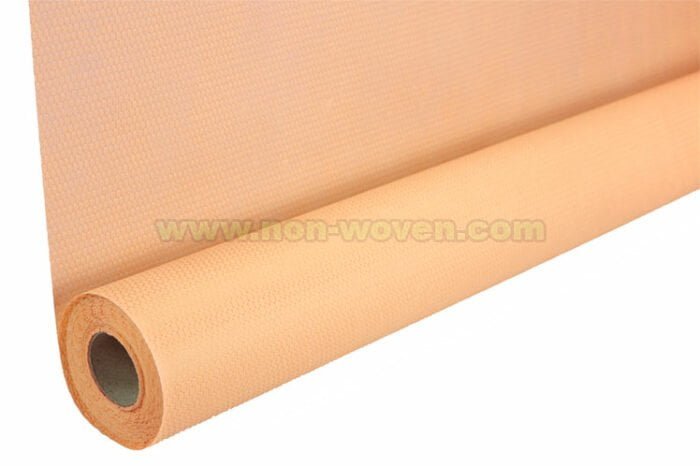 Orange wrapping paper non woven