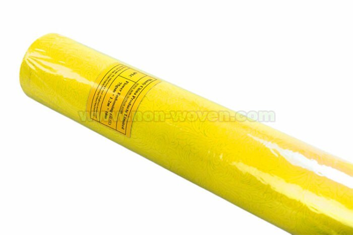 yellow nonwoven wrapping paper rolls