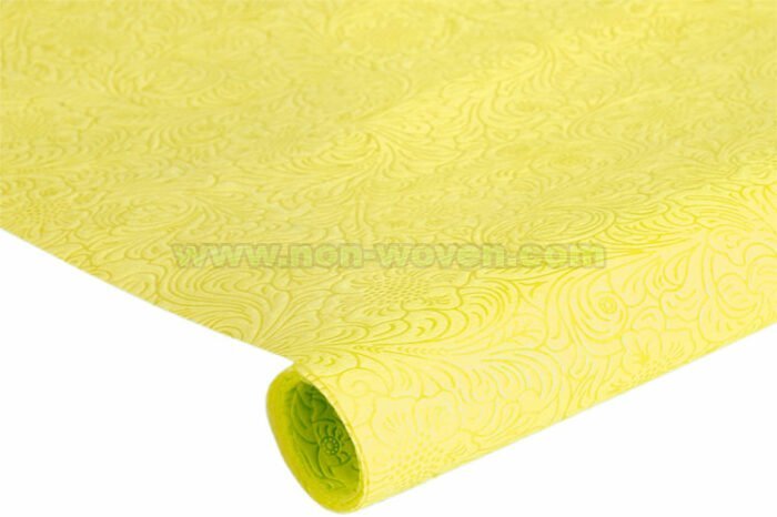 yellow nonwoven wrapping paper