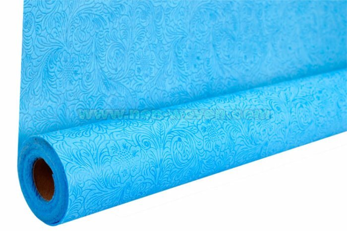 Sky blue spunbond nonwoven wrapping paper