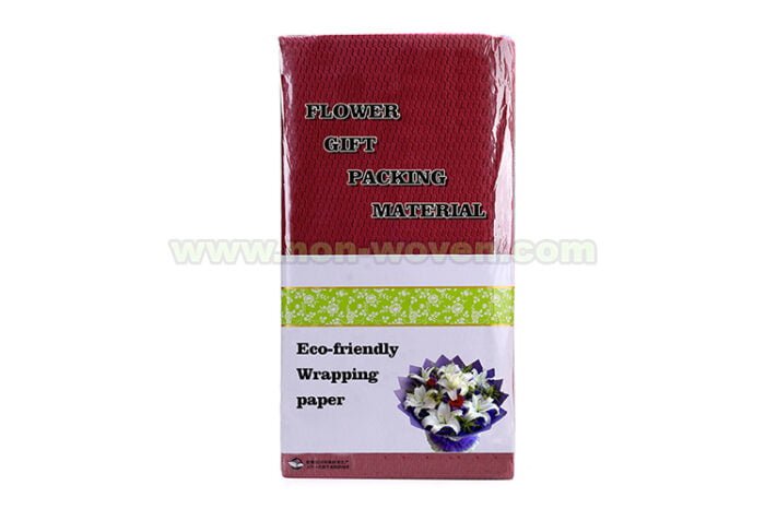 Burgundy non woven gift pack material