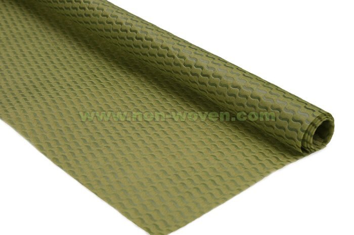 army green flower wrapping nonwoven