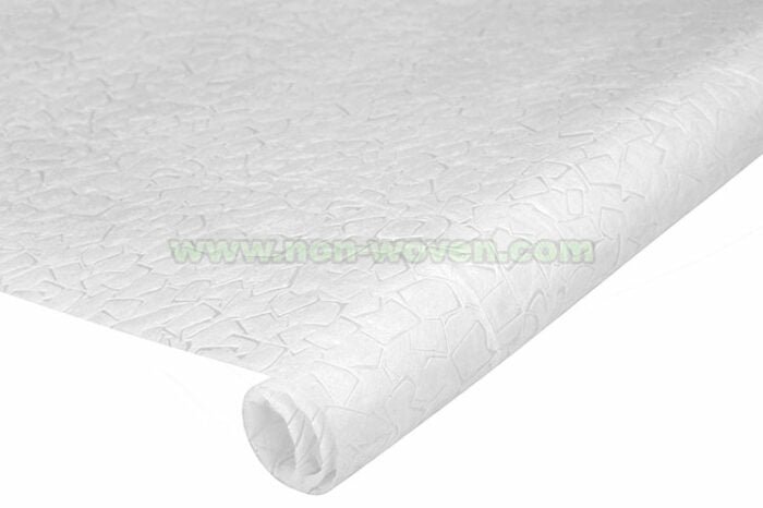white nonwoven floral wrapping paper