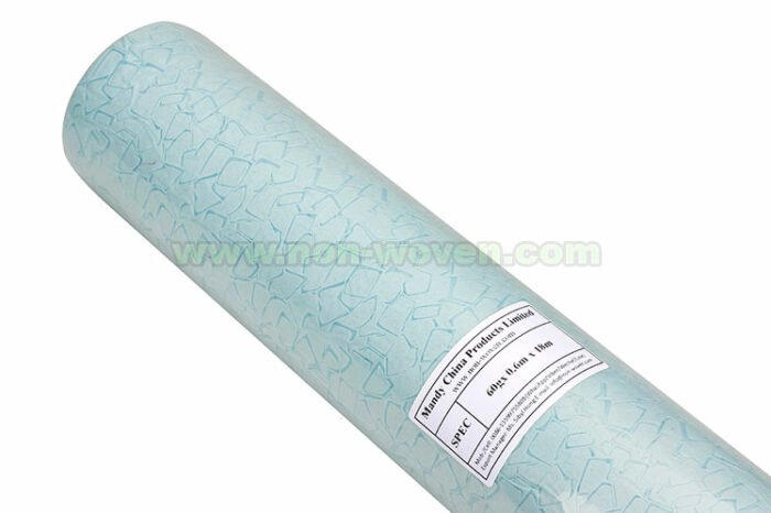 L.blue nonwoven gift wrapping paper rolls