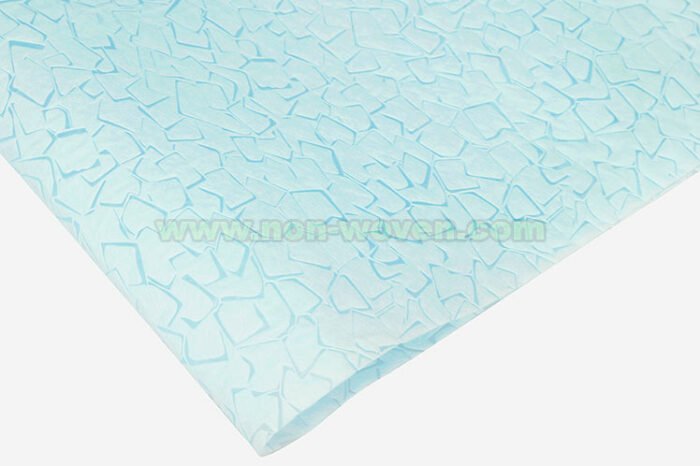 L.blue nonwoven wrapping paper