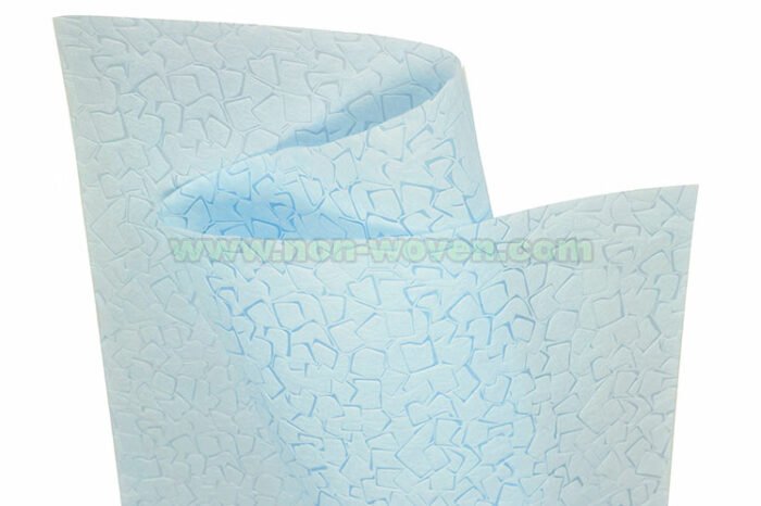 L.blue nonwoven wrapping paper