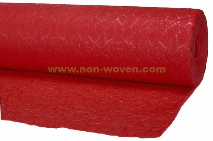 Dark red nonwoven packing paper