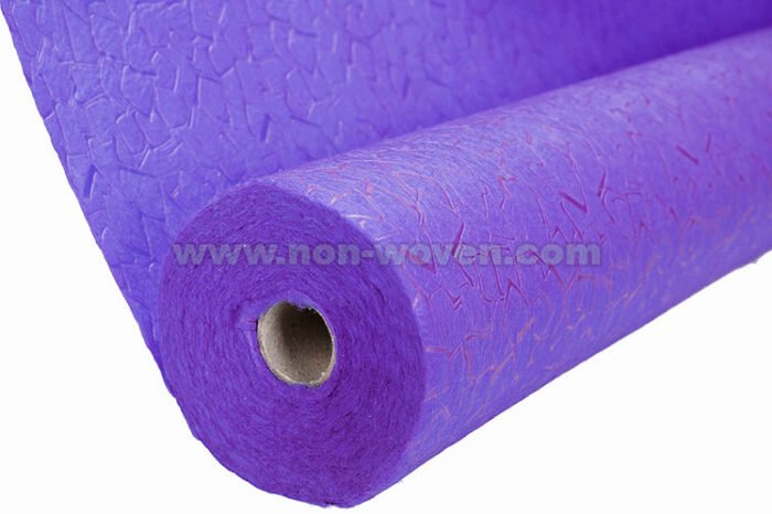 purple gift wrapping non woven