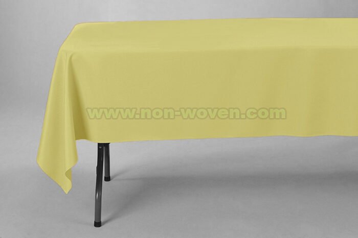 10#-Golden-Yellow Rectansgle tablecloths (2)