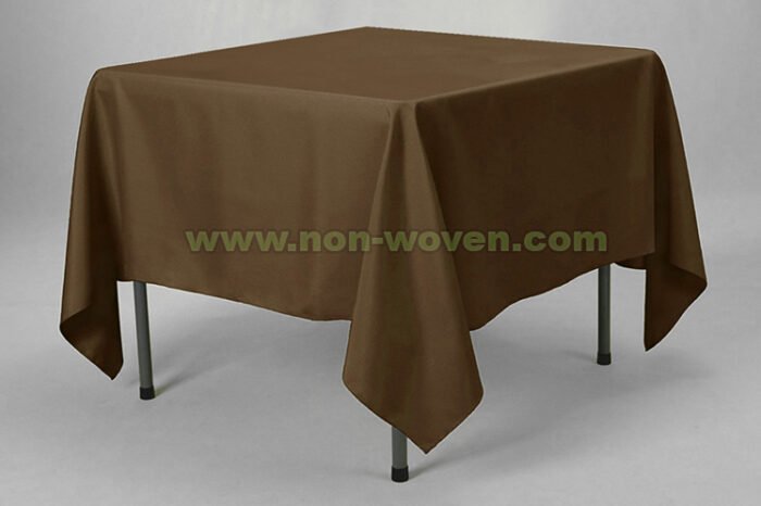 15#-Brown Square tablecloths