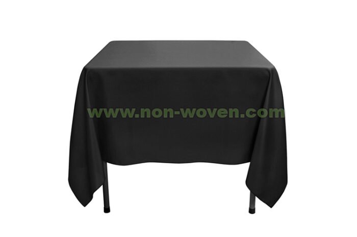 20#-Black Square disposable table cloths (1)