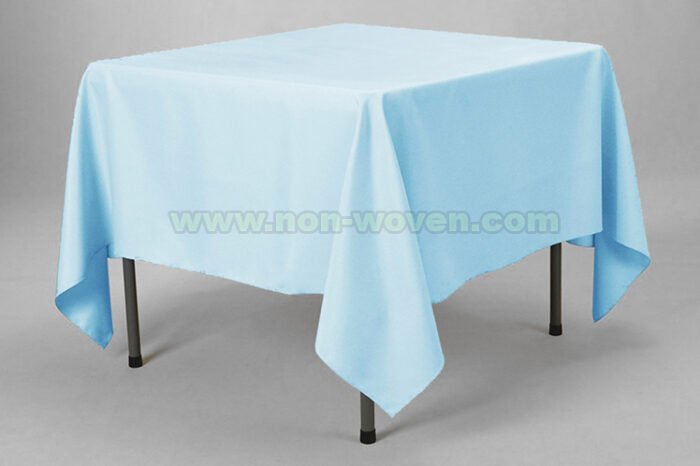 24#-L.Blue Square table covers (2)