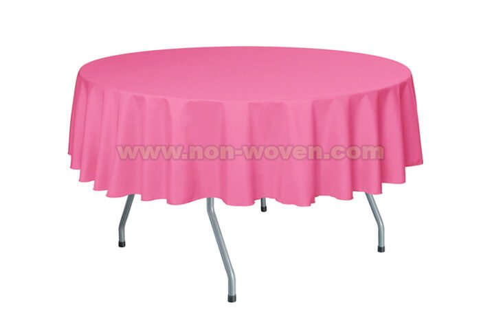 32# Circle Pink tablecover