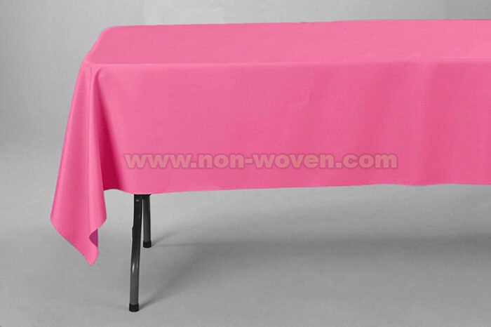 32#-Pink Rectansgle tablecover