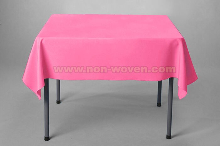 32#-Pink Square tablecover