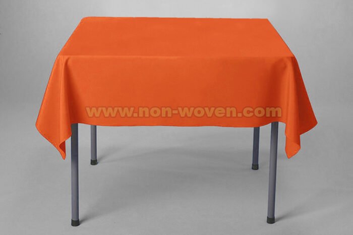 6#-Orange Square tablecloths