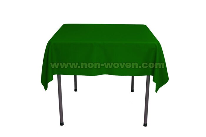 9#-Green Square tablecloths (2)