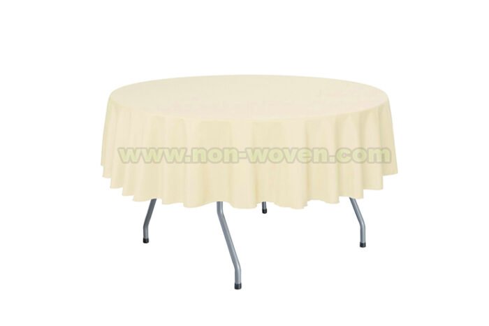 Circle 8# Beige tablecloths