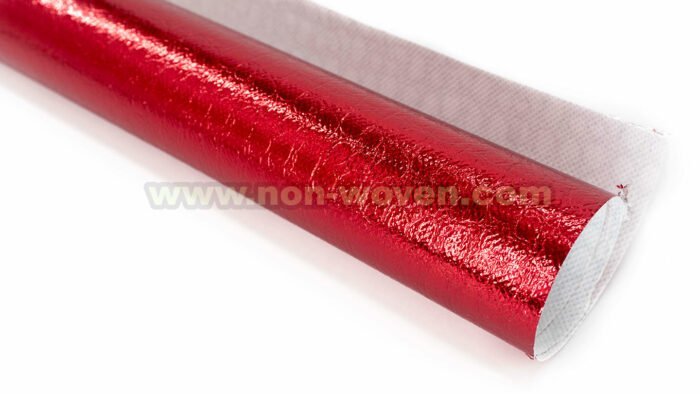 Leopard-Metallic-Laminated-Non-woven-Fabric-Red-5