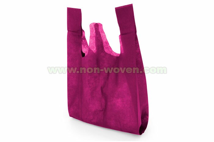 Non-woven-T-shirt-Bag-34-Maroon-7