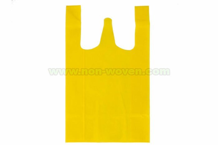 Non-woven-t-shirt-bag-10-golden-yellow-1