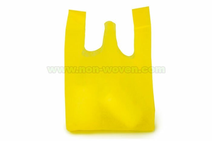 Non-woven-t-shirt-bag-10-golden-yellow-3