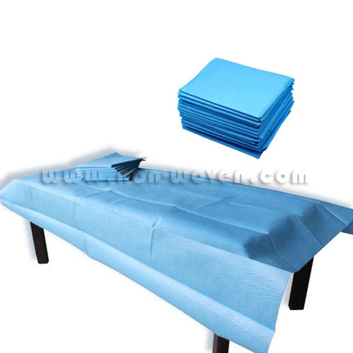 non woven disposable massage bedsheets blue - Image 2