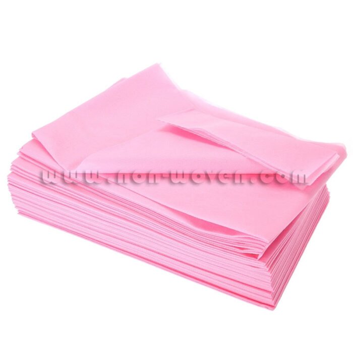 Disposable Spa Non woven Bed Sheets Pink - Image 8