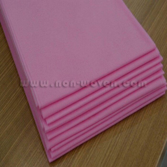 Disposable Spa Non woven Bed Sheets Pink - Image 10